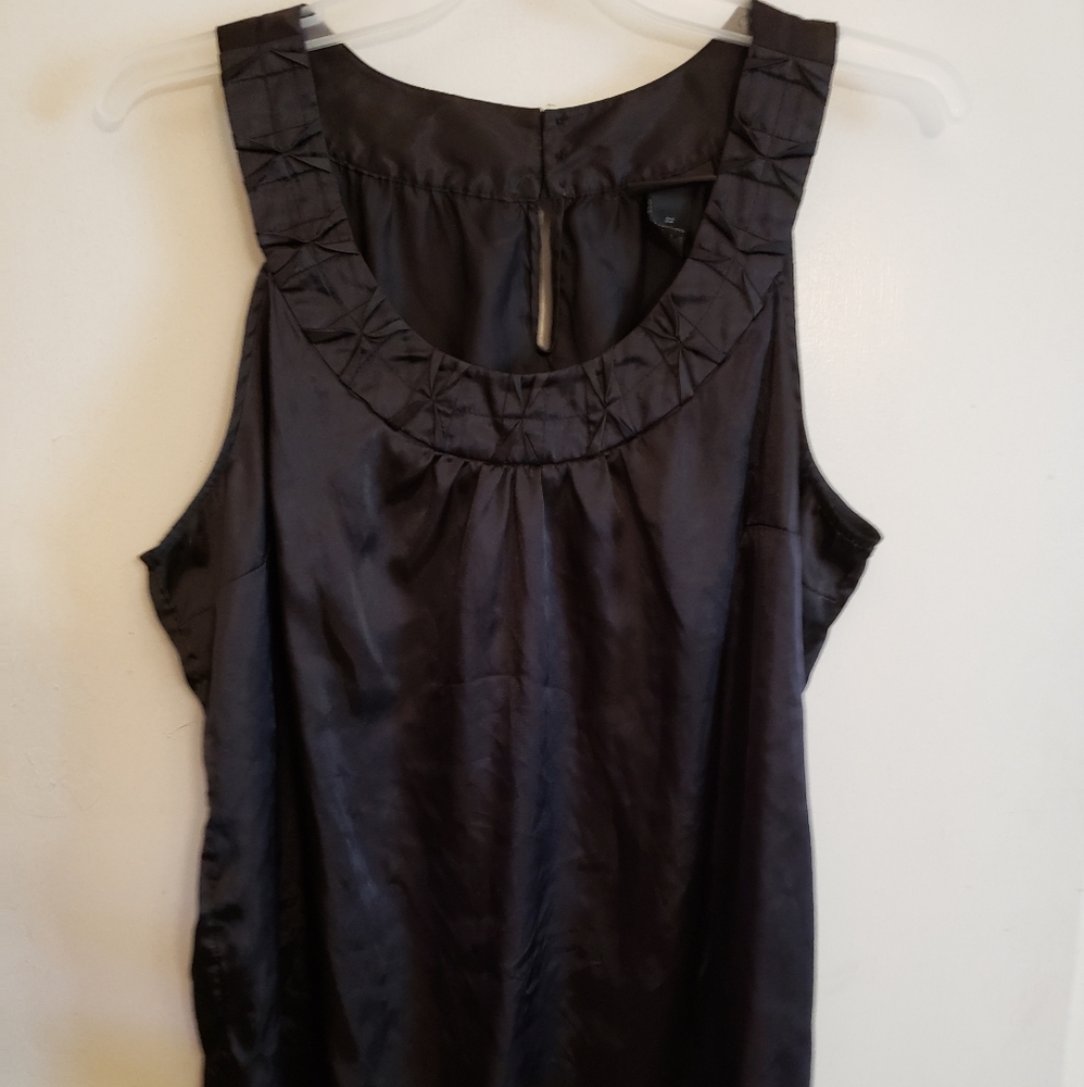 Lane Bryant Black Dress Tank Scoop Neck